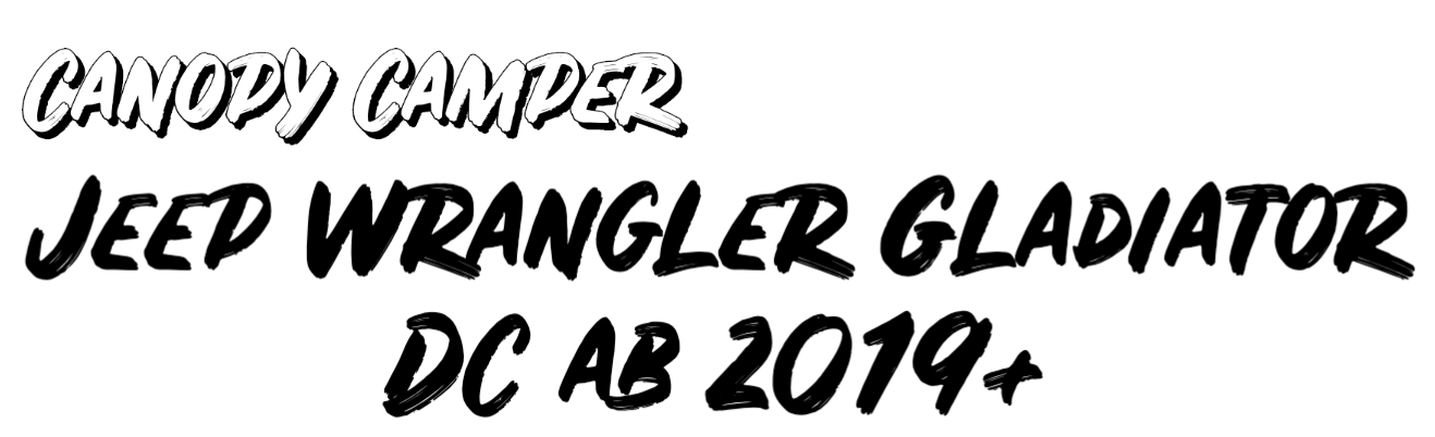 Alu-Cab Canopy Camper Jeep Wrangler Gladiator DC ab 2019+