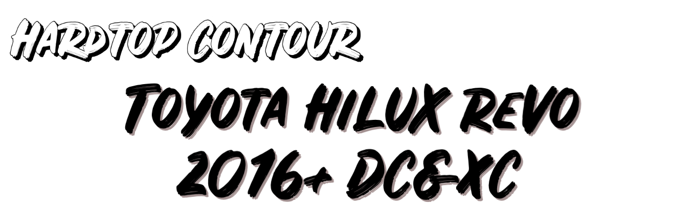 Alu-Cab Hardtop Contour Toyota Hilux Revo 2016+ DC&XC