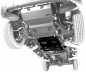 Preview: Horntools Unterfahrschutz Mitsubishi L200 Getriebe & Verteilergetriebe, Stahl (BJ 2008 / 2015-)