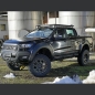 Preview: Dachträger NAVIS Ford Ranger flach Alu schwarz optional mit Reling by horntools Offroad 4x4 Dachzelt Zubehör