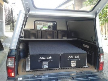 Alu-Cab Zweier-Schubladensystem Medium 1230mm x 1000mm