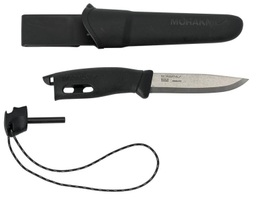 Messer mit Feuerstahl Morakniv Companion Spark - schwarz