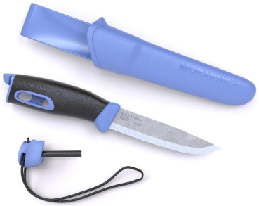 Messer mit Feuerstahl Morakniv Companion Spark - blau