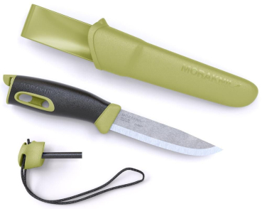 Messer mit Feuerstahl Morakniv Companion Spark - grün