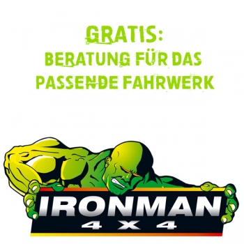 Beratung für das passende Fahrwerk von Ironman 4x4
