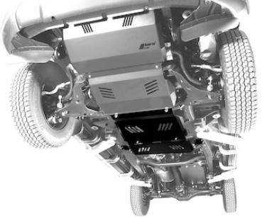 Horntools Unterfahrschutz Mitsubishi L200 Getriebe & Verteilergetriebe, Stahl (BJ 2008 / 2015-)