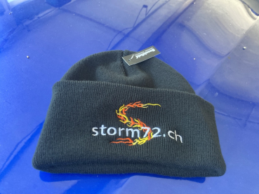 Wintermütze Benie mit Storm72 Logo