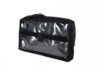 Velcro Bag Clear XXL Schwarz