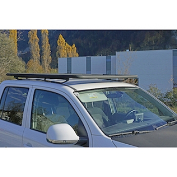 Dachträger NAVIS Mitsubishi L200 flach Alu schwarz optional mit Reling by horntools Offroad 4x4 Dachzelt
