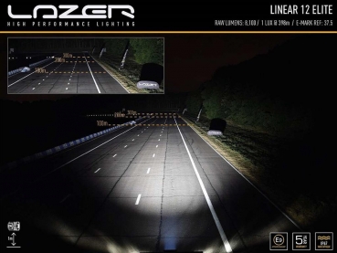 LAZER Lamps Linear-12 Elite mit Positionslicht schwarz