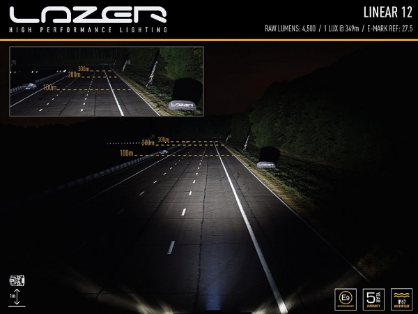 LAZER Lamps LED-Scheinwerfer Linear-12 Standard
