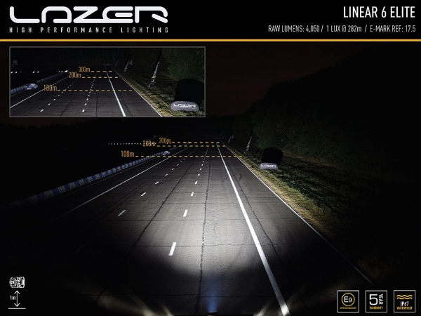 LAZER Lamps LED-Scheinwerfer Linear-6 Elite