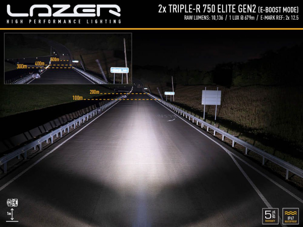LAZER Lamps RENAULT TRAFIC (2019+) GRILLE KIT  inkl. 2x Triple-R 750 Elite GEN 2